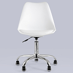 Офисный стул на металлическом основании EGGERY White варинант исполнения - 4 | Loft Concept в Твери
