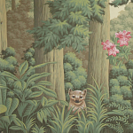 Обои ручная роспись Redwoods Sequoia colourway on Aurore scenic paper варинант исполнения - 1 | Loft Concept в Твери