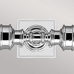 Бра для ванных комнат горизонтальное с двумя матовыми стеклянными цилиндическими плафонами Feiss варинант исполнения - 2 | Loft Concept в Твери