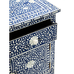 Комод инкрустация костью ORIENTAL Indian синий орнамент варинант исполнения - 6 | Loft Concept в Твери