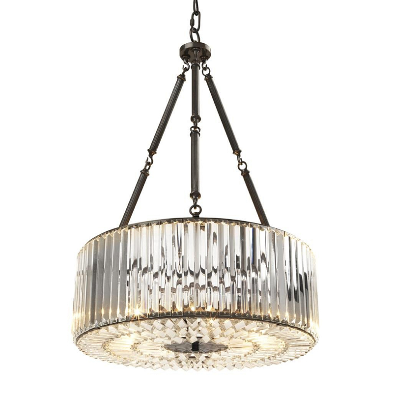 Люстра Chandelier Infinity Bronze Темная бронза Прозрачный (Transparent) в Твери | Loft Concept 