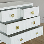 Бельевой Комод с 4 ящиками Elsa Dreams White варинант исполнения - 3 | Loft Concept в Твери