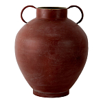 Ваза бордовая с 2-мя фактурными ручками Vase Burgundy Glaze варинант исполнения - 1 | Loft Concept в Твери