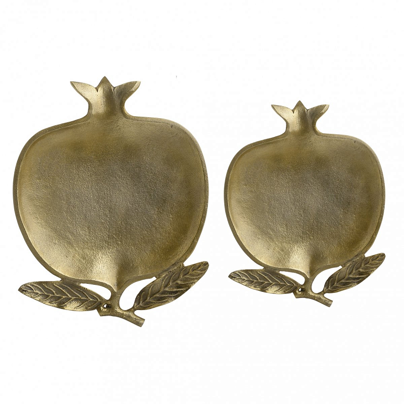Набор подносов Pomegranate Золотой Набор подносов Pomegranate Золотой в Твери | Loft Concept