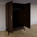 Платяной шкаф Elsa Dreams Walnut с 2-мя фасадами варинант исполнения - 1 | Loft Concept в Твери