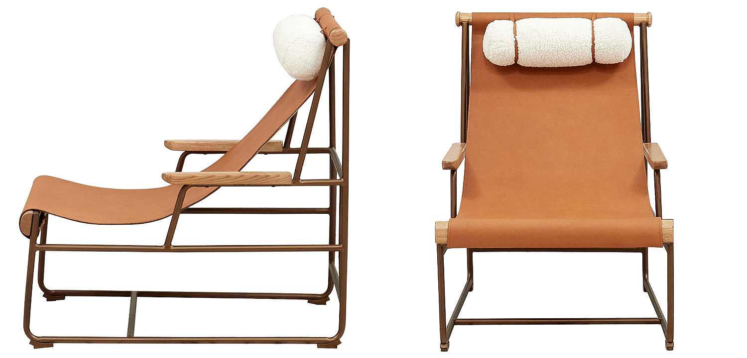 Кресло на металлическом каркасе Favreau Armchair Кресло на металлическом каркасе Favreau Armchair - Loft-Concept в Твери