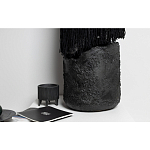 Напольная лампа черная с текстильными элементами "ЯРВИ" варинант исполнения - 6 | Loft Concept в Твери