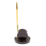 Часы настольные с ручкой из натурального камня Stone Clock варинант исполнения - 3 | Loft Concept в Твери