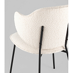 Стул Bellamy букле молочный варинант исполнения - 3 | Loft Concept в Твери