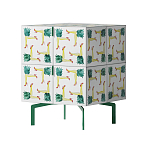 Тумба  с рисунком ShortT Pina Colada Green варинант исполнения - 2 | Loft Concept в Твери