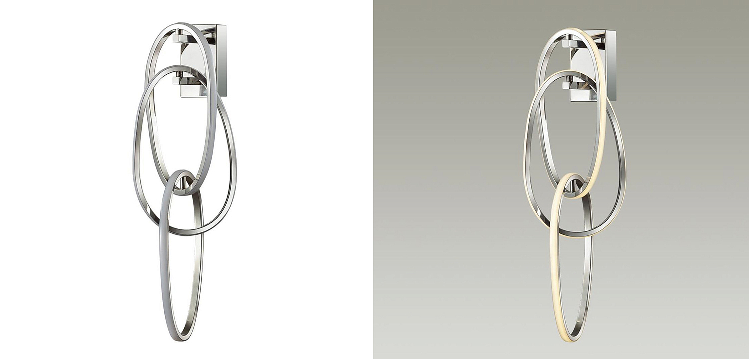 Бра 3 Chain Link Chrome Бра 3 Chain Link Chrome - Loft-Concept в Твери