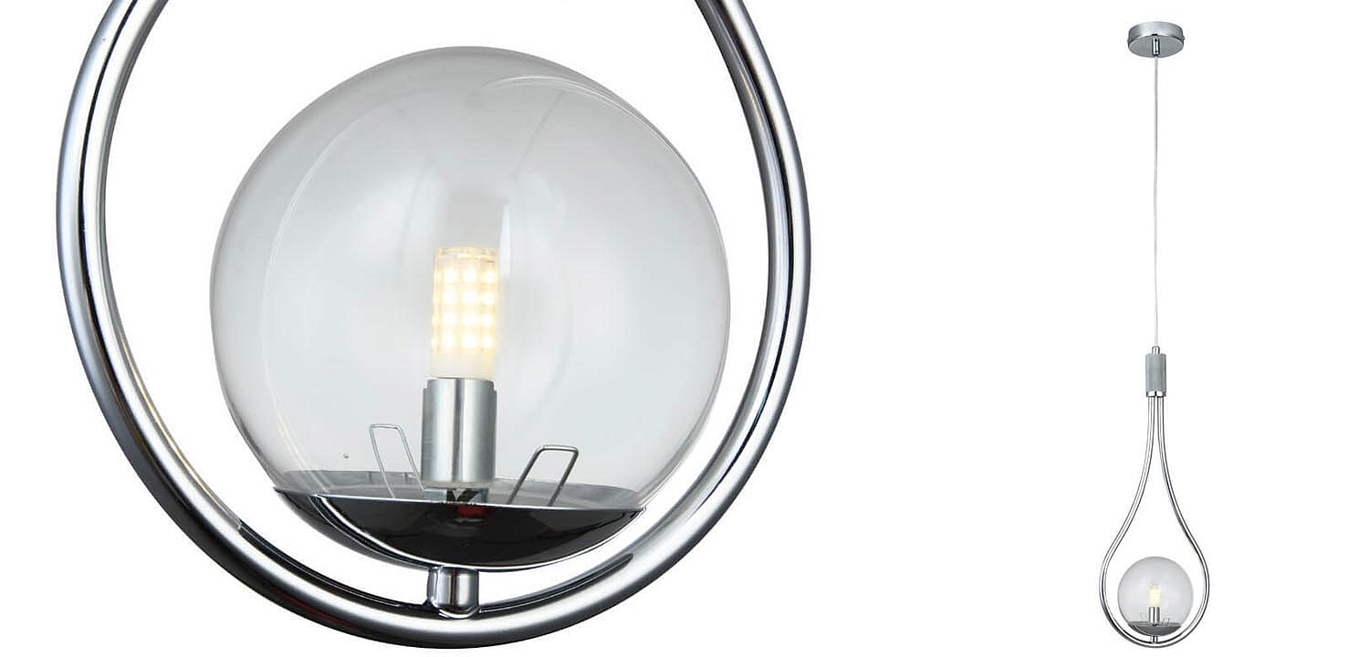 Подвесной светильник B.LUX C Ball drop chrome Подвесной светильник B.LUX C Ball drop chrome - Loft-Concept в Твери