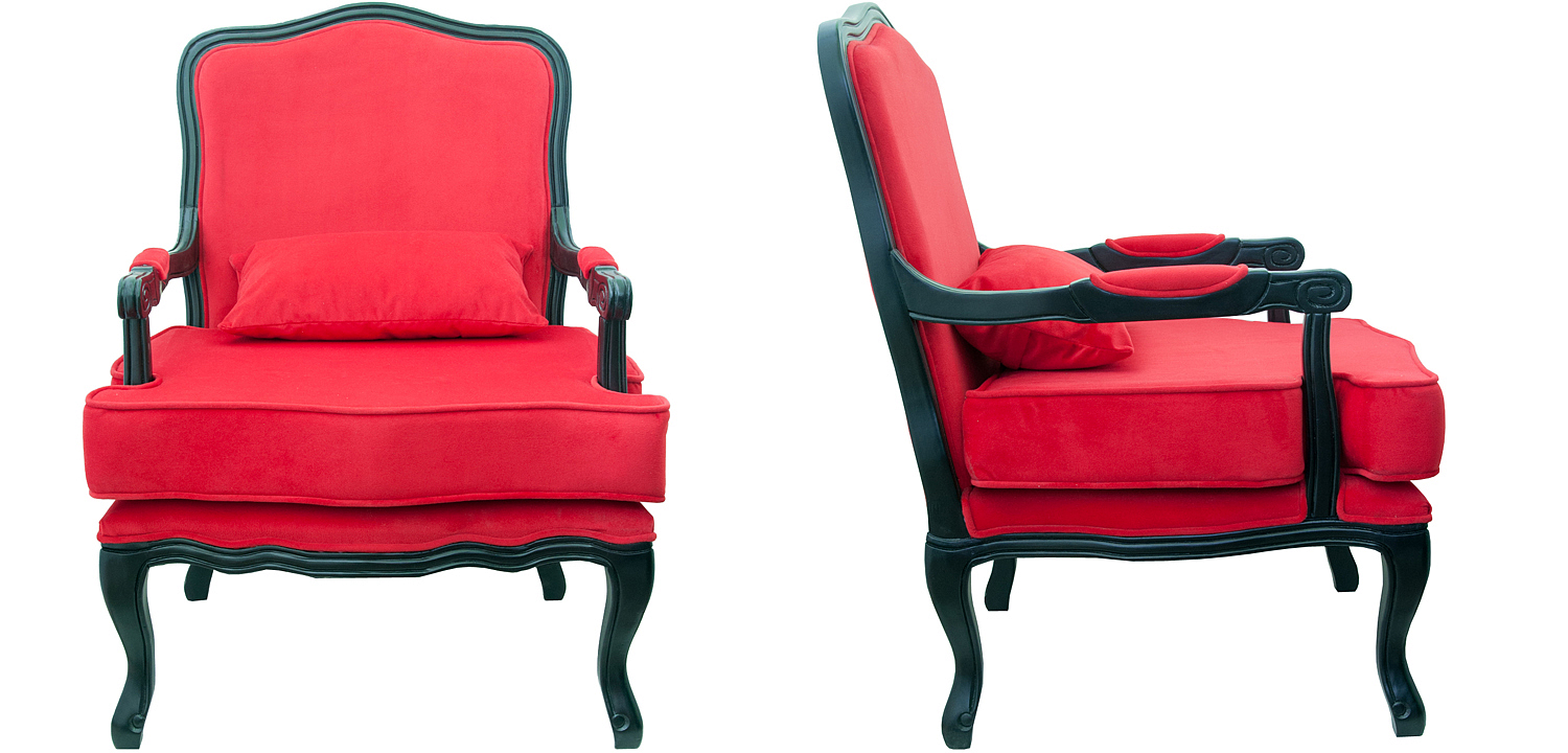 Кресло Harold Chair red Кресло Harold Chair red - Loft-Concept в Твери