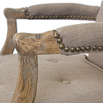 Кресло Aubrey Classical Armchair brown flax варинант исполнения - 4 | Loft Concept в Твери