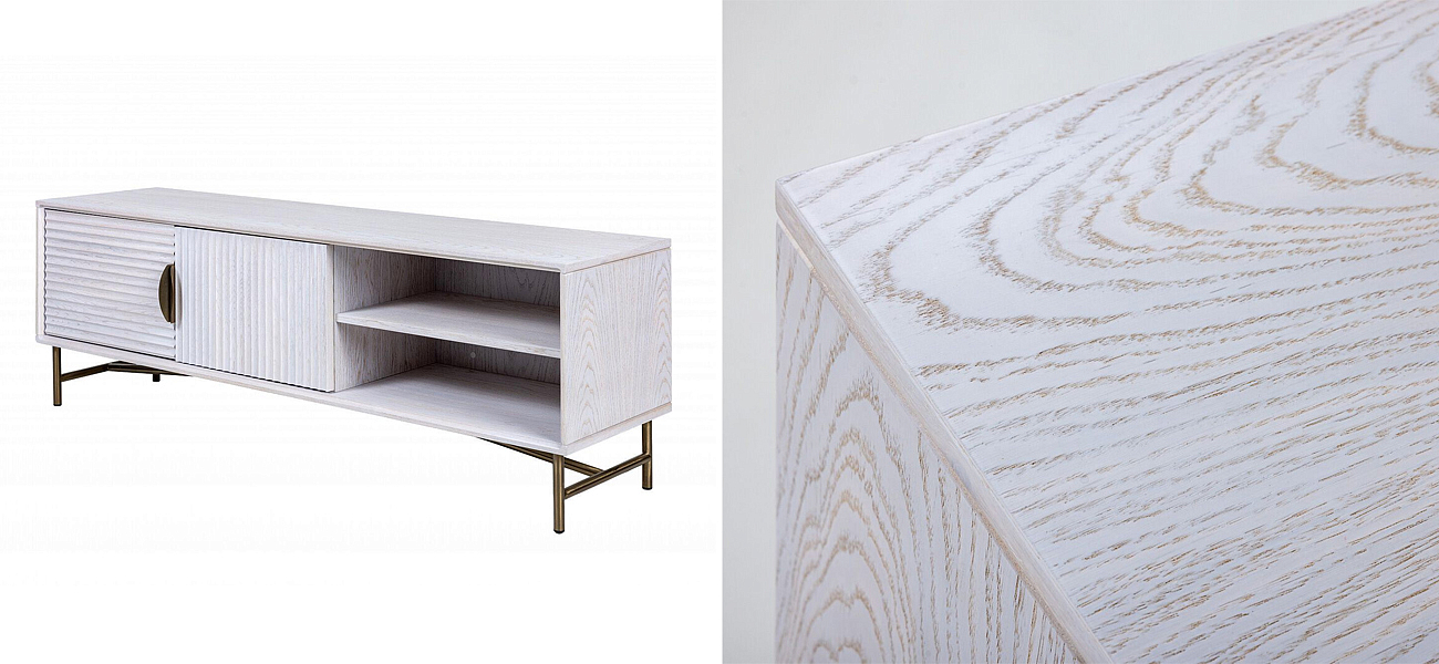 ТВ-тумба Antique Order Шпон Беленого дуба ТВ-тумба Antique Order Шпон Беленого дуба - Loft-Concept в Твери