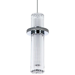 Подвесной светильник хром Odile Acrylic Tube Hanging Lamp Chrome варинант исполнения - 1 | Loft Concept в Твери