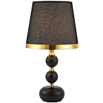 Настольная лампа с абажуром Altera Lampshade Black Gold Table Lamp варинант исполнения - 1 | Loft Concept в Твери