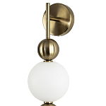 Бра с плафонами шарами из акрила и металла Crystal Globule Spheres Wall Lamp варинант исполнения - 2 | Loft Concept в Твери