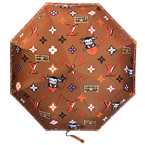 Зонт раскладной LOUIS VUITTON дизайн 006 Коричневый цвет