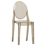 Прозрачный стул с янтарным оттенком LOUIS GHOST CHAIR варинант исполнения - 1 | Loft Concept в Твери