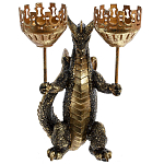Подсвечник в виде дракона Dragon with Two Candlesticks варинант исполнения - 9 | Loft Concept в Твери