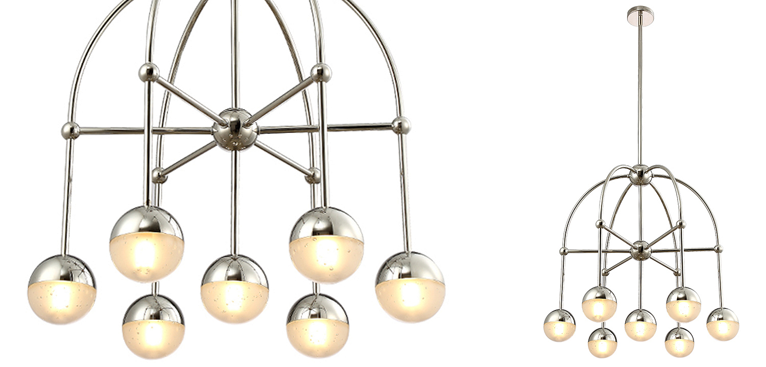 Люстра Heidy Chrome Chandelier 7 Люстра Heidy Chrome Chandelier 7 - Loft-Concept в Твери