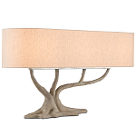 Настольная лампа с корпусом в виде дерева Gray Concrete Trunk варинант исполнения - 2 | Loft Concept в Твери