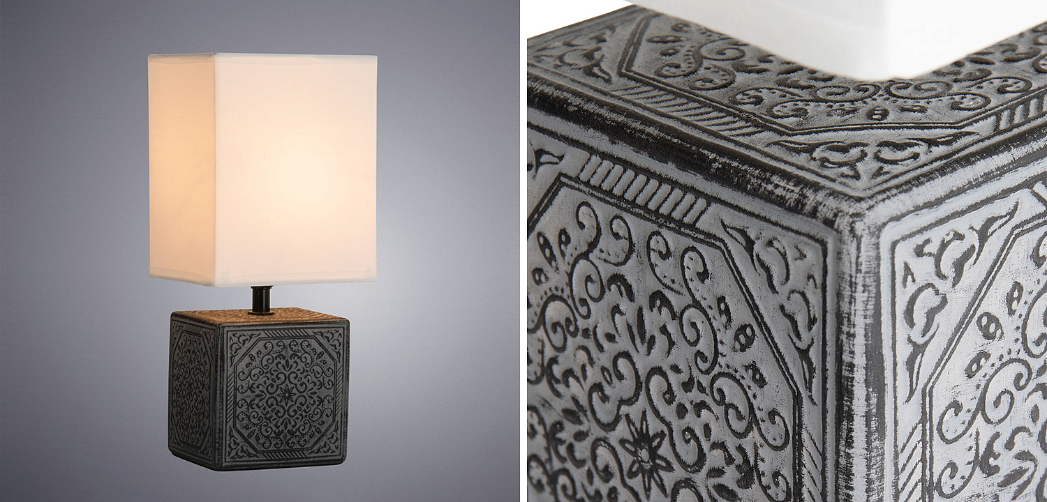 Настольная лампа Lazio Black Table Lamp Настольная лампа Lazio Black Table Lamp - Loft-Concept в Твери