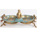 Блюдо двойное из фарфора Crogy варинант исполнения - 4 | Loft Concept в Твери