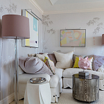 Обои ручная роспись Bamboo Special Colourway on Natural Mica metallic silk варинант исполнения - 1 | Loft Concept в Твери