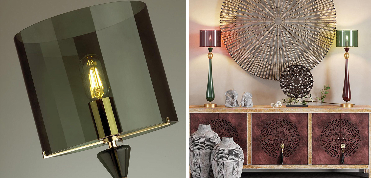 Настольная лампа Roser Green Table Lamp Настольная лампа Roser Green Table Lamp - Loft-Concept в Твери