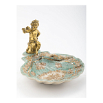 Блюдо с бронзовым ангелом Porcelain Angels of Paradise варинант исполнения - 2 | Loft Concept в Твери