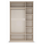 Шкаф трёхдверный с 2-мя зеркальными дверками Satin Furniture варинант исполнения - 2 | Loft Concept в Твери