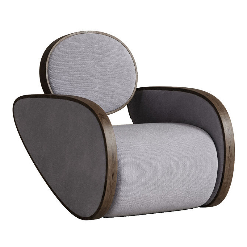 Кресло Nautilus Purple Фиолетовый Коричневый в Твери | Loft Concept 