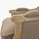 Кресло William Classical Armchair brown flax варинант исполнения - 4 | Loft Concept в Твери