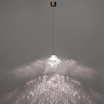 Подвесной светильник с плафоном из фактурного прозрачного стекла Light Ensemble варинант исполнения - 4 | Loft Concept в Твери