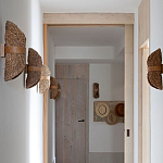 Бра плетеное из ротанга Chainmail варинант исполнения - 3 | Loft Concept в Твери