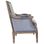 Кресло William Classical Armchair grey velvet варинант исполнения - 1 | Loft Concept в Твери