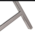 Стол сервировочный кожаный с декором в виде золотистой фигуркой лося Embodiment of Style варинант исполнения - 4 | Loft Concept в Твери