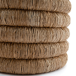 Плетеная корзина с крышкой из плетеного бананового дерева Zuwena Wicker Basket варинант исполнения - 5 | Loft Concept в Твери