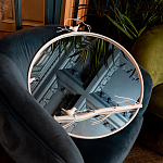 Зеркало настенное в раме белого цвета с декором птица на ветке Mirror Portal варинант исполнения - 3 | Loft Concept в Твери