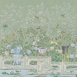 Обои ручная роспись Temple Newsam Mercury Grey варинант исполнения - 1 | Loft Concept в Твери