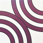 Дизайнерская плитка с узором Мишень варинант исполнения - 2 | Loft Concept в Твери