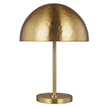 Настольная лампа с полусферическим абажуром золотого цвета Generation Lighting варинант исполнения - 1 | Loft Concept в Твери