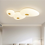 Потолочный светильник с тремя овальными матовыми плафонами TRIDalmen варинант исполнения - 1 | Loft Concept в Твери