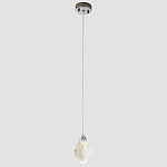 Подвесной светильник с хрустальным плафоном хром Esme Crystal Chrome Hanging Lamp варинант исполнения - 2 | Loft Concept в Твери