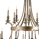 Люстра большая двухъярусная на 30 ламп Grand Chandelier варинант исполнения - 1 | Loft Concept в Твери