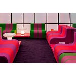 Дизайнерский кофейный стол на круглых ножках Poltronova T02 Pink Coffee Table варинант исполнения - 14 | Loft Concept в Твери