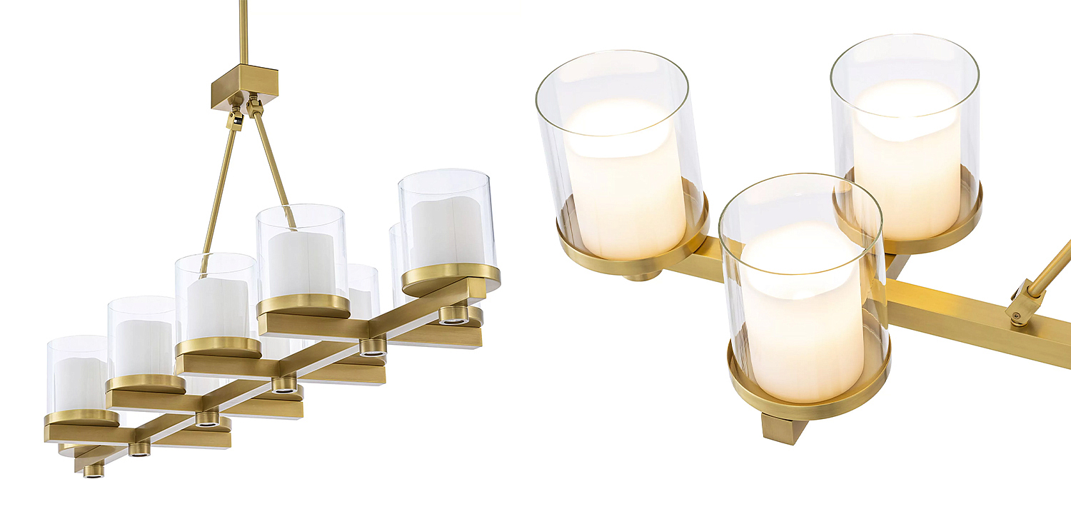 Люстра Eichholtz Chandelier Donovan Brass Люстра Eichholtz Chandelier Donovan Brass - Loft-Concept в Твери