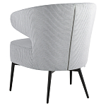 Современное мягкое кресло на металлических ножках Rakush Grey варинант исполнения - 4 | Loft Concept в Твери